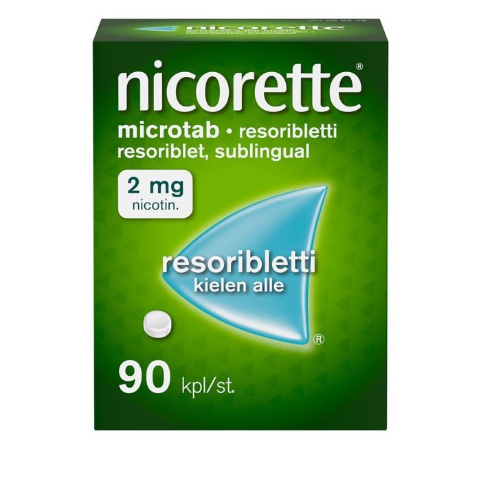 NICORETTE MICROTAB resoribletti 2 mg 90 fol kuva 8