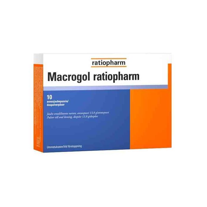 Macrogol ratiopharm annospussi 13,8 g 10 kpl