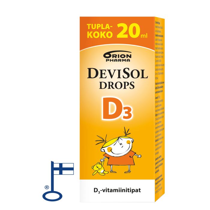 Devisol D3 Drops 20 ml kuva 2