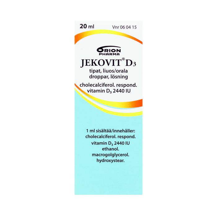 JEKOVIT D3 tipat, liuos 2440 IU/ml 20 ml kuva 2