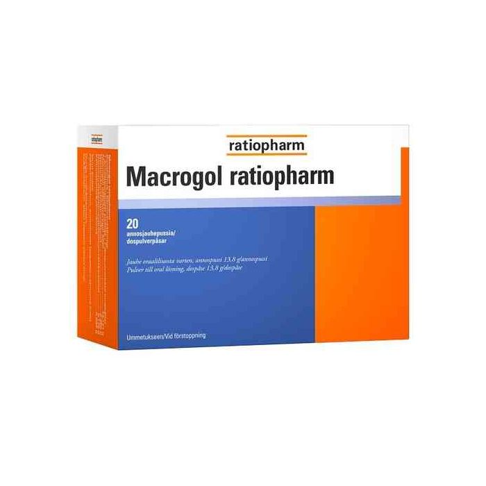 Macrogol ratiopharm annospussi 13,8 g 20 kpl