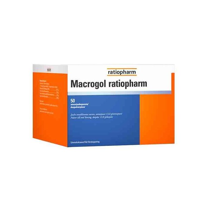 Macrogol ratiopharm annospussi 13,8 g 50 kpl