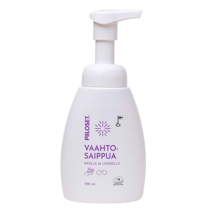 Piiloset vaahtosaippua 250 ml