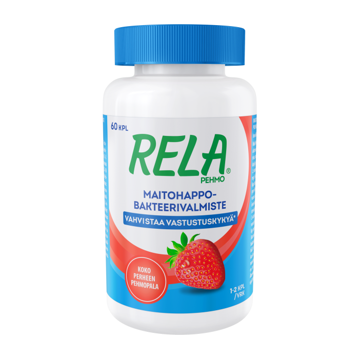 Rela Pehmo Mansikka 60 kpl