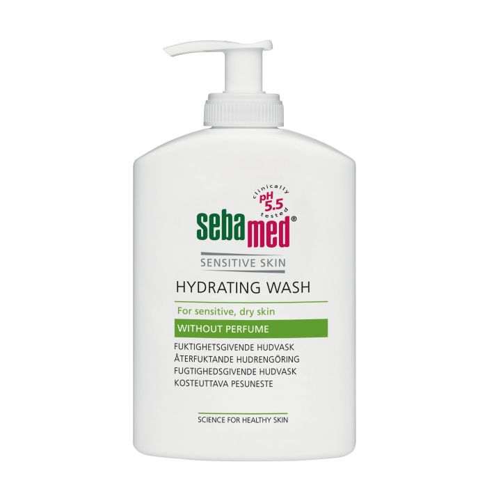 Sebamed Hydrating Wash pesuneste hajusteeton pumppupullo 300 ml