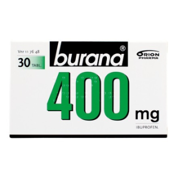 BURANA tabletti, kalvopäällysteinen 400 mg 30 fol