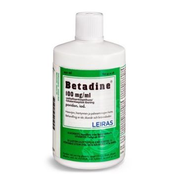 BETADINE paikallisantiseptiliuos 100 mg/ml 250 ml
