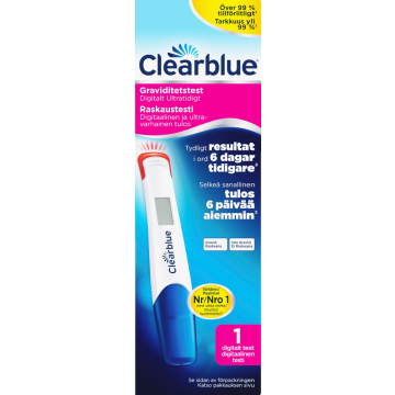Clearblue raskaustesti Digital Ultra Early 1 kpl