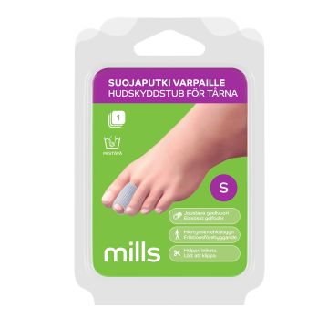 Mills Suojaputki varpaille, S 10 cm 1 kpl
