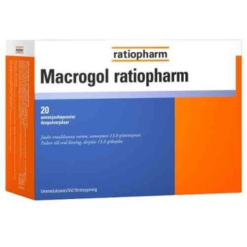 Macrogol ratiopharm annospussi 13,8 g 50 kpl