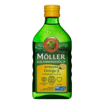 MÖLLER KALANMAKSAÖLJY SITRUUNA 250 ML