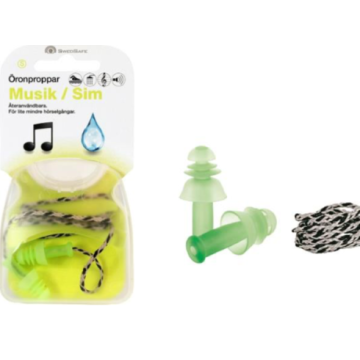 SwedSafe Music & Swim korvatulppa (S) 1 pari