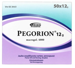 PEGORION jauhe oraaliliuosta varten, annospussi 12 g 50 x 12 g