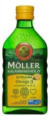 MÖLLER KALANMAKSAÖLJY SITRUUNA 250 ML