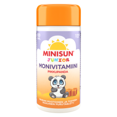 Minisun Monivitamiini Toffee Pikkupanda 100 kpl