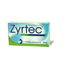 ZYRTEC 10 mg tabl, kalvopääll 30 fol