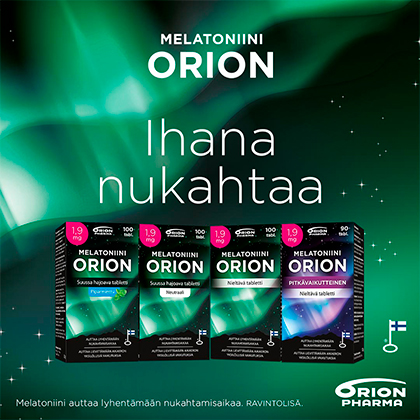 Melatoniini Orion 1,9 mg